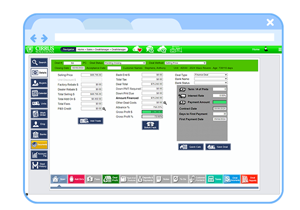 Key Features Sales